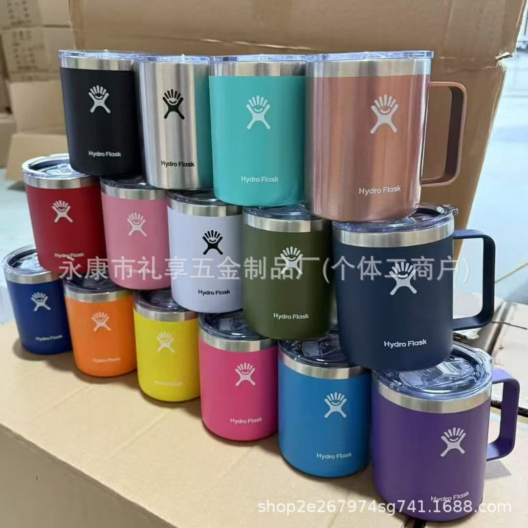 Hydro Flask same style stainless steel straw cup thermos cup with lid office home coffee cup height 1