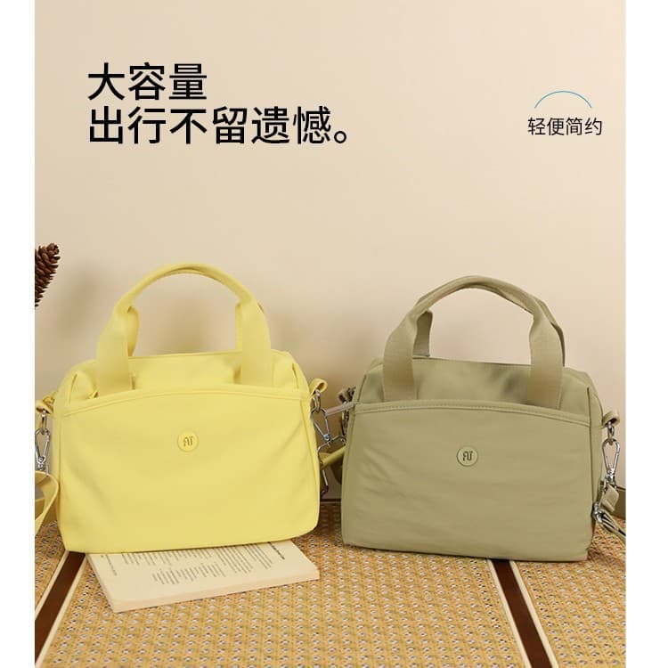 Oxford cloth wear-resistant shoulder crossbody bag large capacity multi-layer lightweight handbag women's bag canvas bag handbag