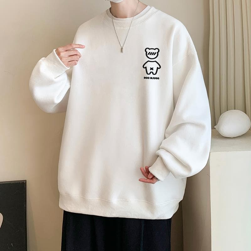 Hot Selling Item! Men's Crew Neck Sweatshirt, Hong Kong Style Long-Sleeve T-Shirt, Men's Jacket WY343-P28