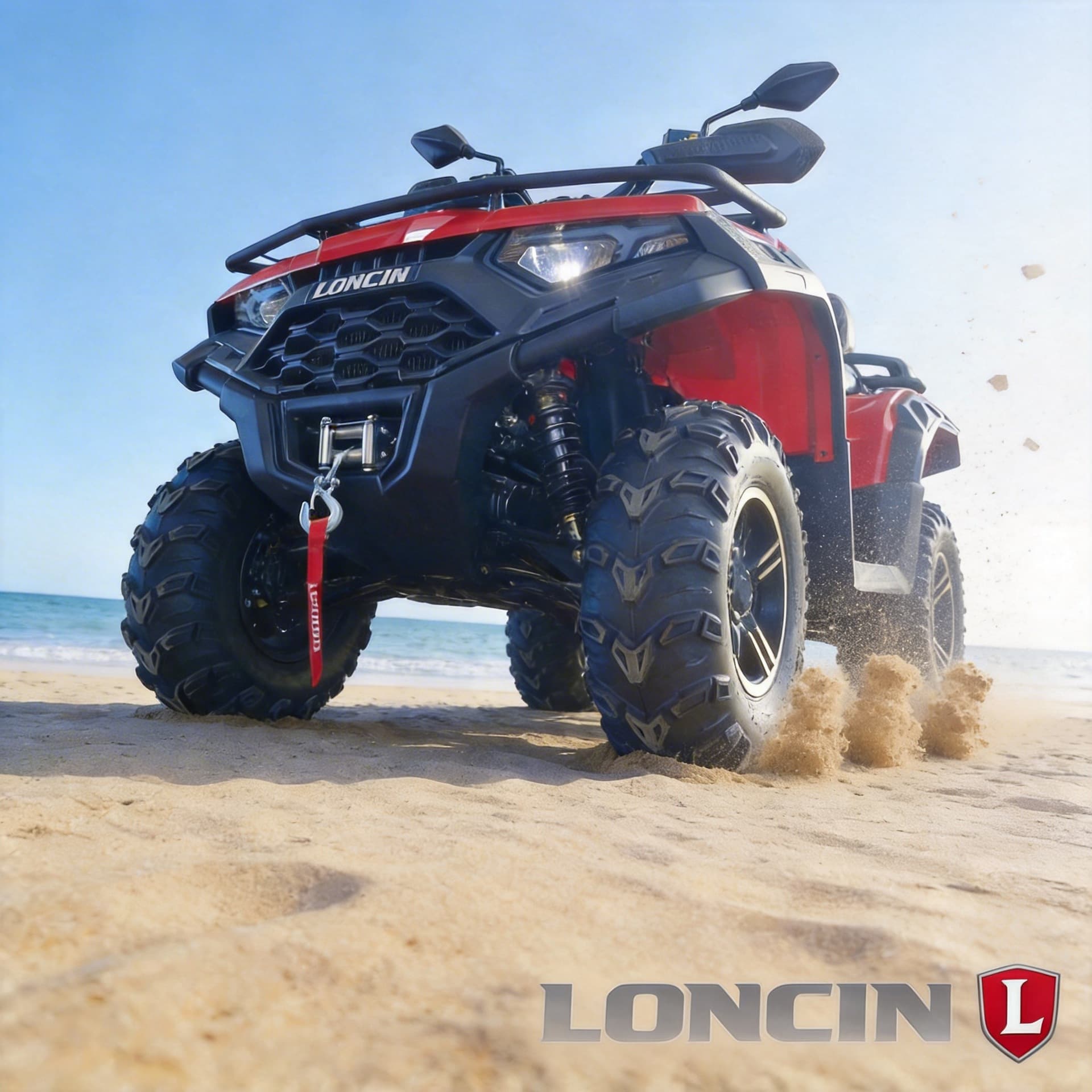 LONCIN 550 4WD Automatic Adult All-Terrain Vehicle ATV 500 Sand Buggy Four-Wheel Motorcycle