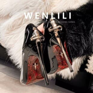 2026 New Style Cross-Border European and American Black Scepter Thin Heel Korean Heel Nude Pointed Toe Single Shoes Factory Wholesale