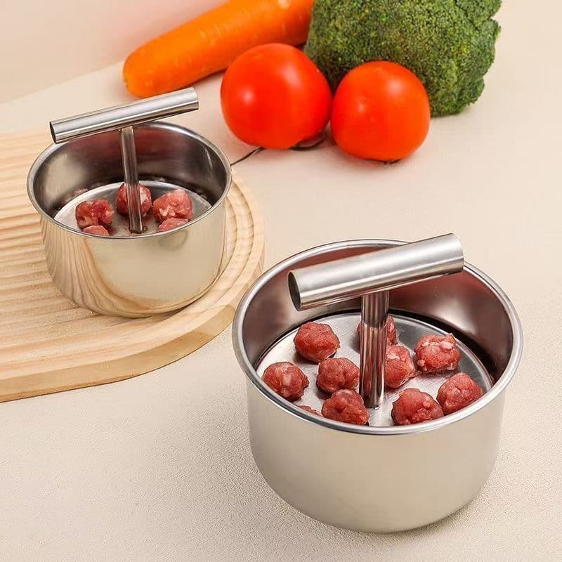 Stainless Steel Meatball Press Hand Press Meatball Maker Home Kitchen Creative Press Multi Meatball Making Tool Wholesale