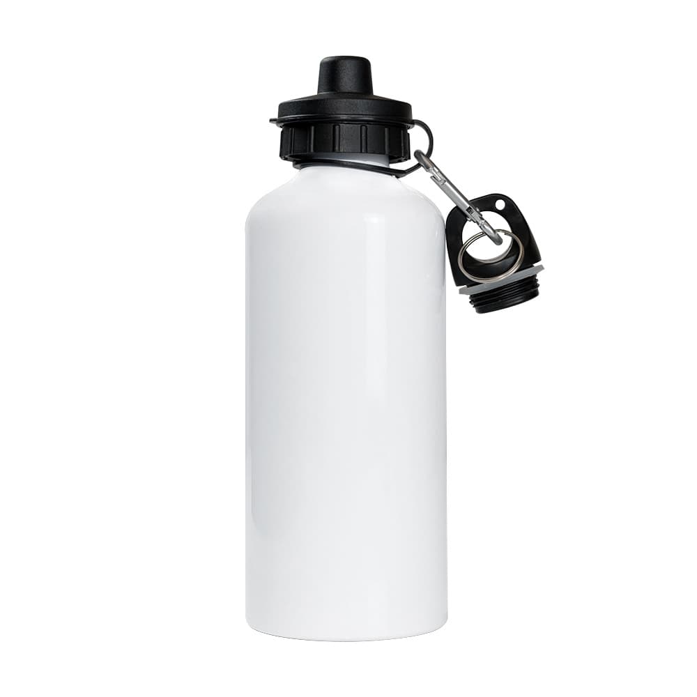Heat Transfer Blank Coated Aluminum Bottle Outdoor Sports Water Bottle DIY Image Portable Carabiner Aluminum Drinking Cup