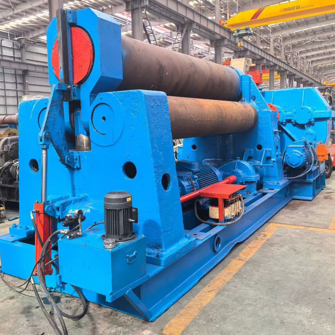 Ezhong 60*3000 Mechanical Plate Rolling Machine Lifting High-Low Speed Gearbox Dual-Drive Large CNC Automatic Machine Tool