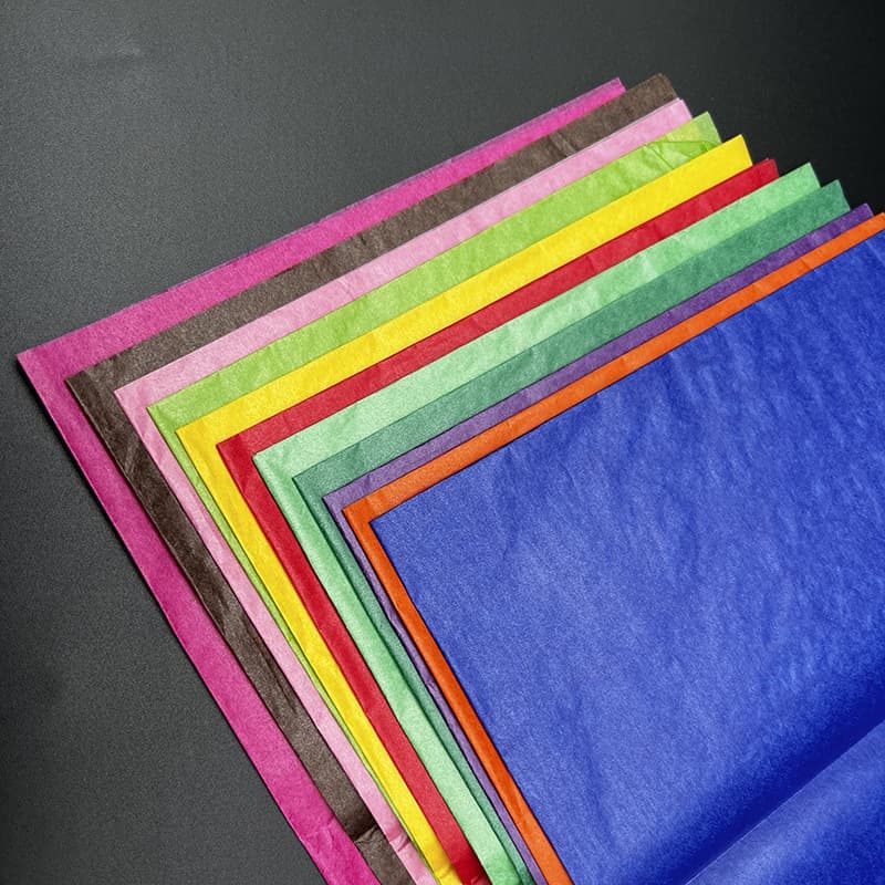 Manufacturer wholesale 23g colored waxed paper, multiple colors available, oil-resistant craft paper, moisture-proof packaging paper in stock.