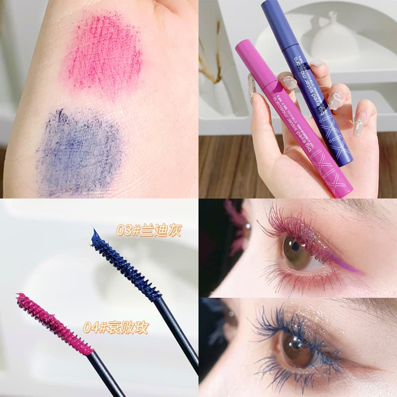 Waterproof Long Lasting Mascara XX Big Eyes Sister Small Brush Head Separate Lashes Clearly Volumizing And Curling Mascara