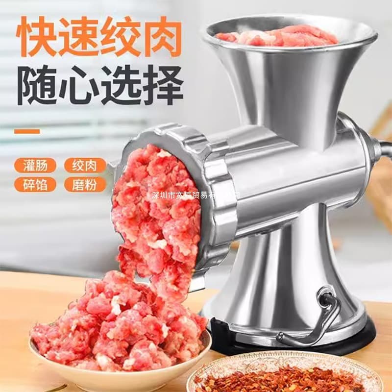 Manual Meat Grinder Sausage Stuffer Hand Crank Meat Mincer Sausage Maker Stuffer Filler