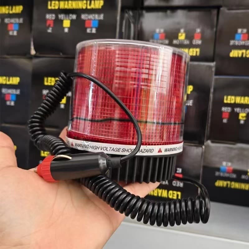 Ceiling round LED flashing light school bus light alarm light engineering light car vehicle warning light 12V24v universal