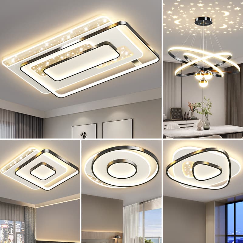 Wholesale new minimalist and elegant home decor living room lights, high-end designer hall lights, whole house lighting fixtures, Guangdong Zhongshan