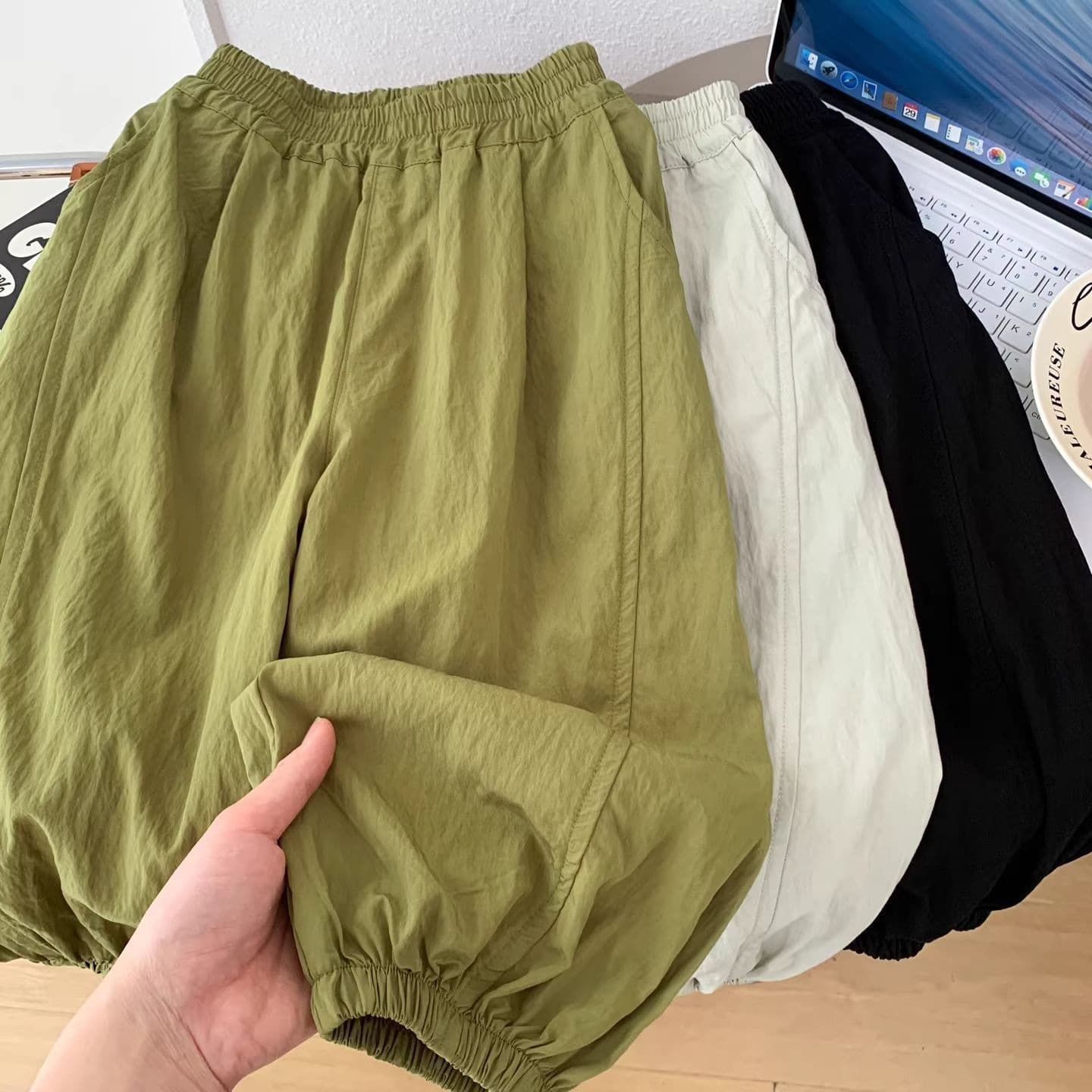 Children's Pants Summer Thin Mosquito-Proof Pants Boys and Girls Soft Toddler and Young Kids Loose Jogger Pants Mosquito-Proof Pants Boys