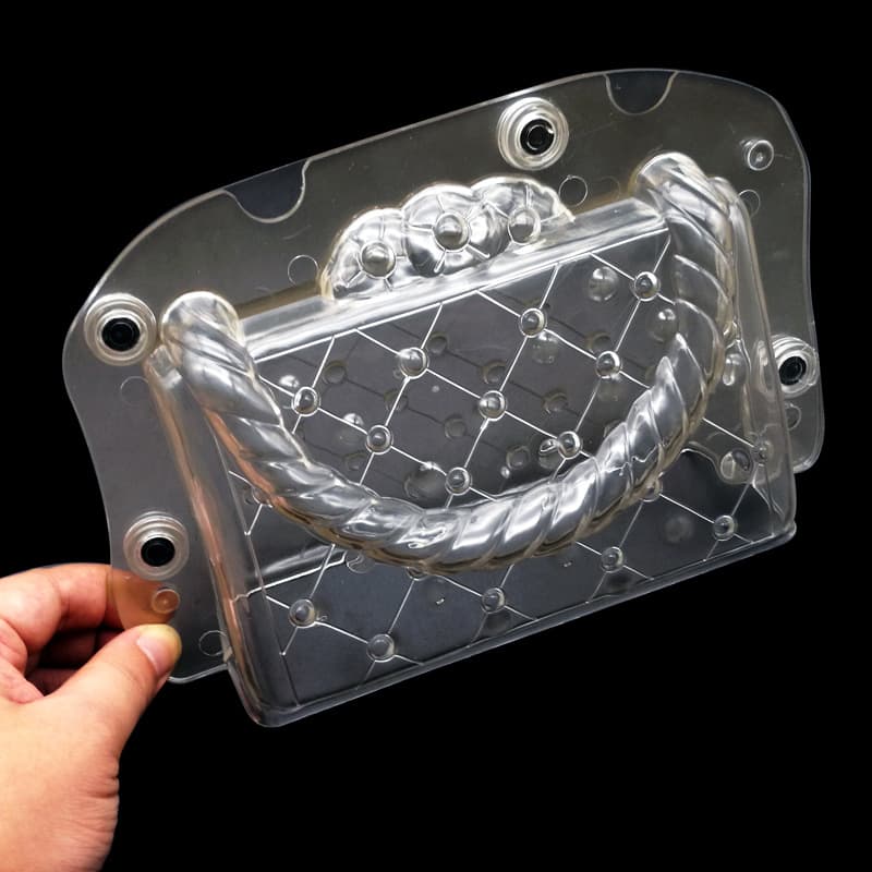 3D Handbag Chocolate Mold DIY Lady Bag Chocolate Making Tool Plastic Fondant Cake Mold