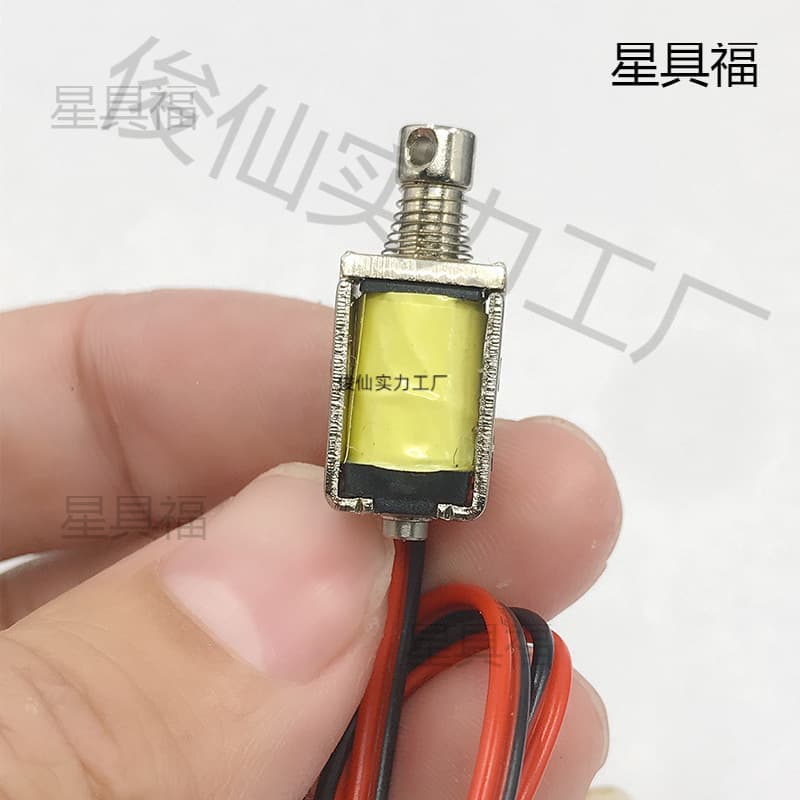 Mini DC Electromagnet Through-type Push-Pull Electromagnet Stroke