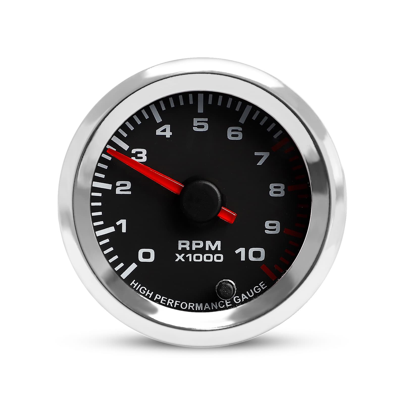 Cross-border hot seller 12V car modification instrument tachometer, 2-inch 52MM rainbow color 0-10 tachometer