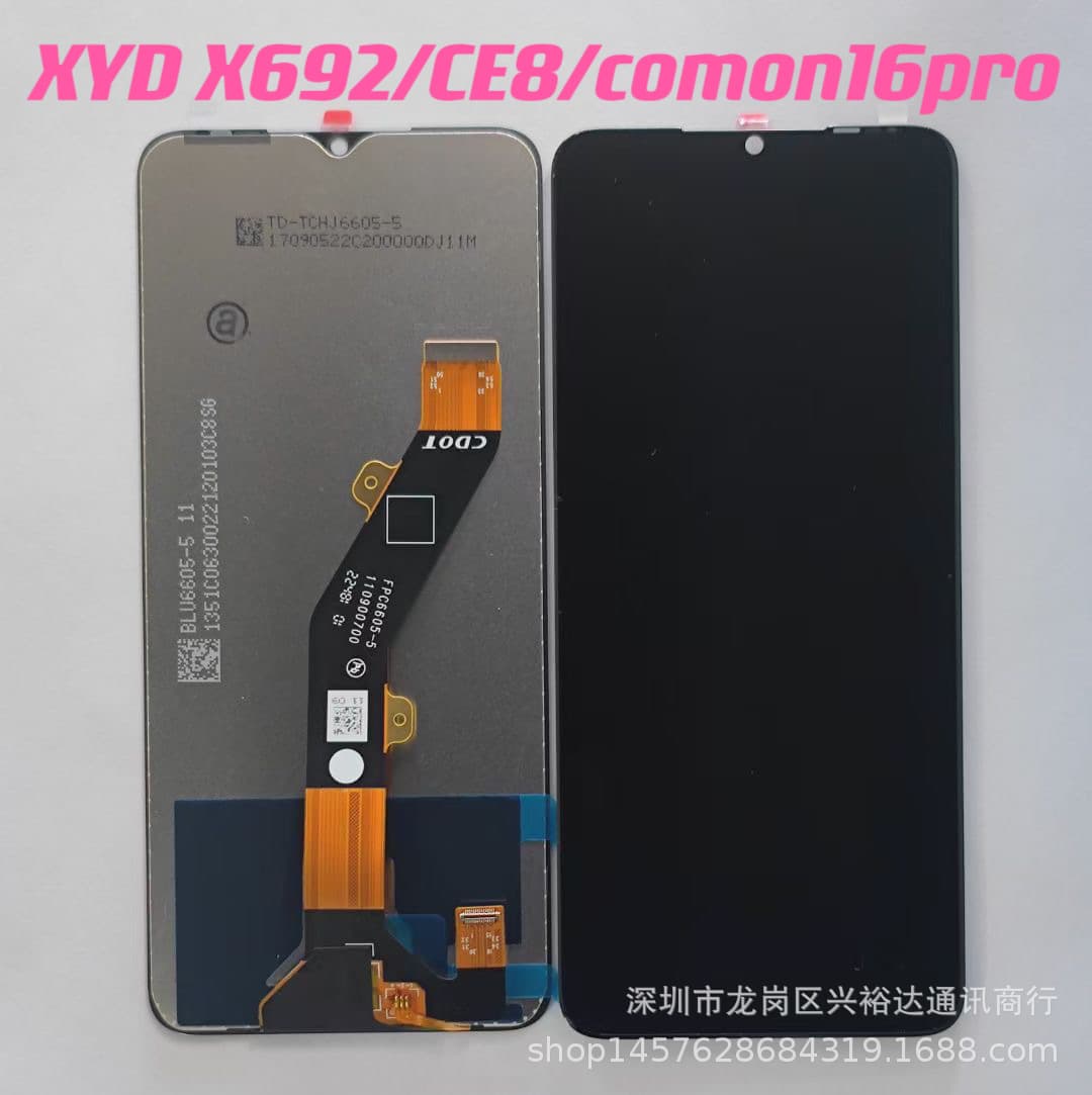 LCD Touch Screen for Infinix Note 8 Camon 16 Pro X692 CE8 Phone Display