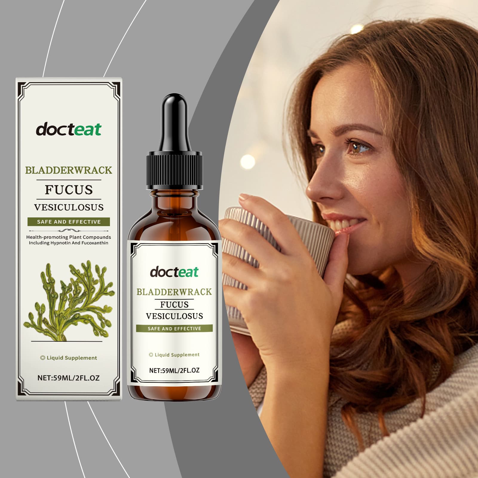 Docteat Body Care Supplement Drops Gentle Cleansing and Nourishing Daily Care Drops