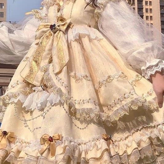 Boss's Coronation Dress Lolita Dress Daily Design Women's Long Spring Autumn