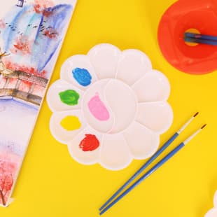 Children's Painting Art Palette, Multifunctional Paint Palette for Kids, Gouache Graffiti Accessories for Kindergarten