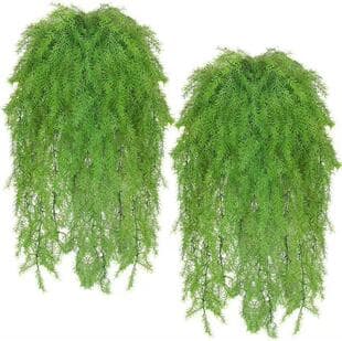 2025 New Premium White Artificial Seaweed Wall Hanging Decoration for Wedding Floral Arrangement Photography Backdrop Artificial Greenery Ornament