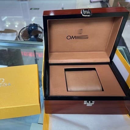 Omega Watch Box Omega Wooden Watch Storage Case Seamaster De Ville Series Packaging Box, Optional LOGO