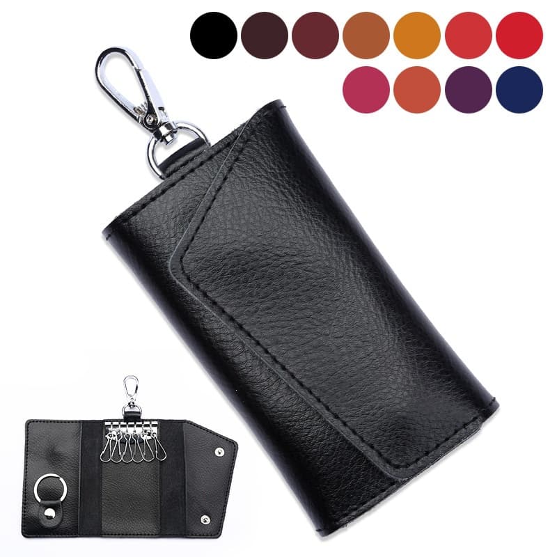 Genuine Leather Car Key Case Factory Wholesale Men's Key Cover Fashion Women's Home Key Holder
