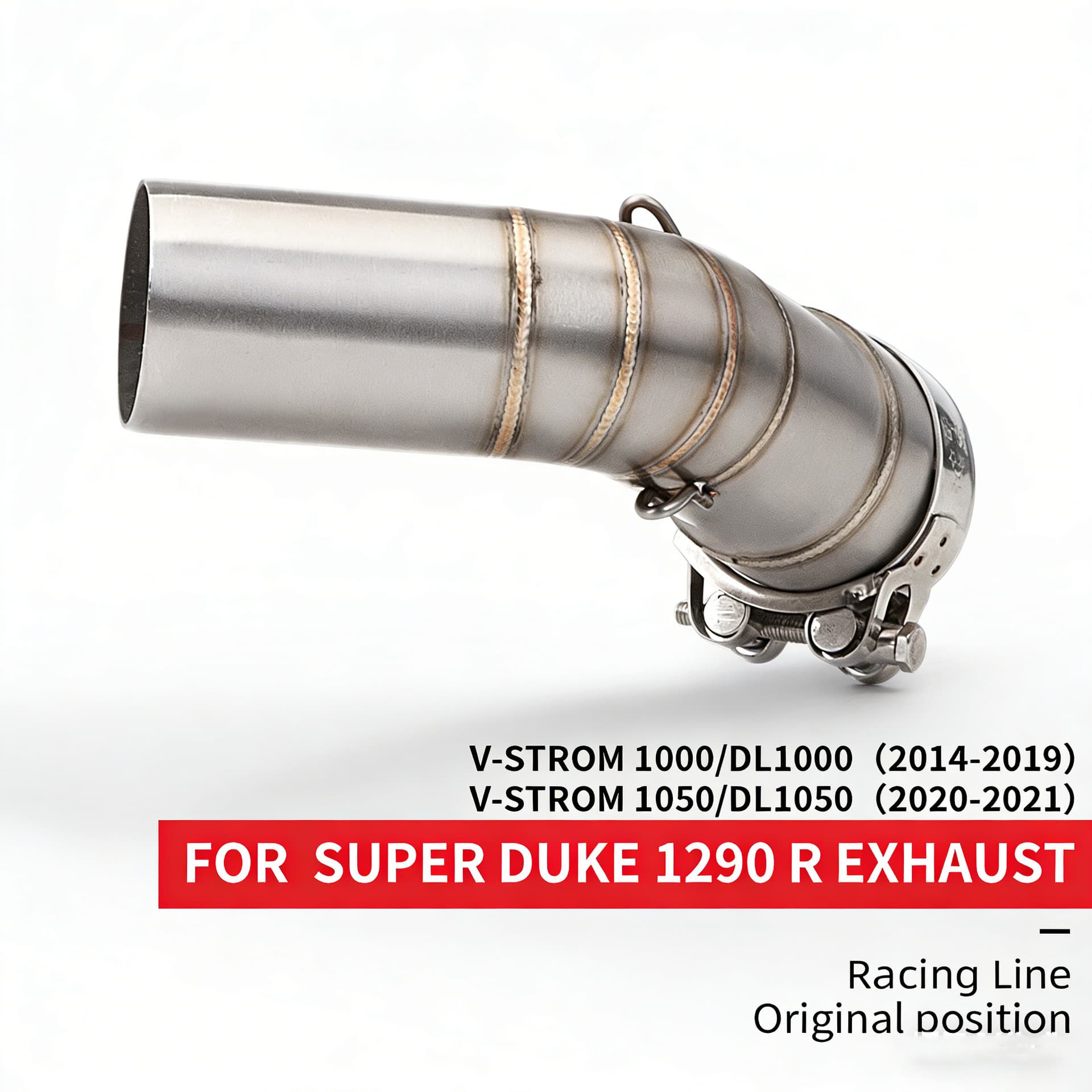 Motorcycle modified exhaust pipe tail row suitable for V Strom 1000 Vstrom 1050