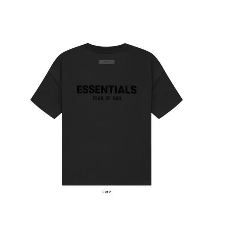 Cross-Border European Size Fear of God Essentials Tee Stretch Limo Oversize