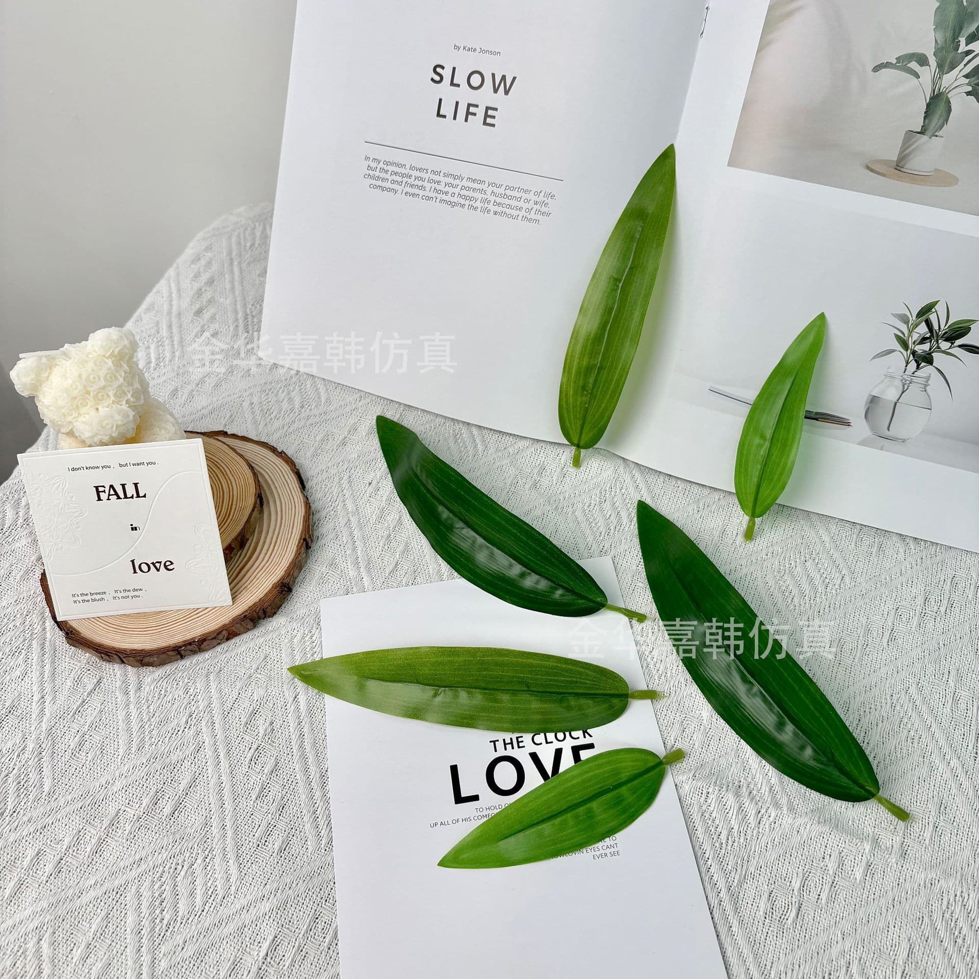 Artificial Chlorophytum Leaves, Potted Plant Accessories, Fake Flowers, Artificial Greenery, Artificial Lily Leaves, Artificial Foliage