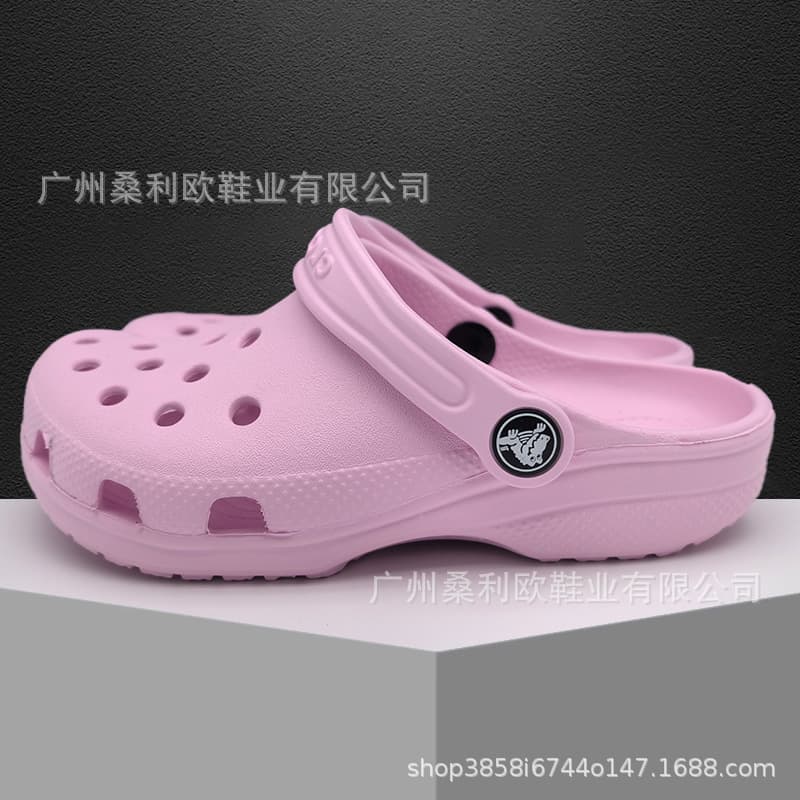 Cross Kids Star Croc Sandals Boys Summer Beach Sandals Girls Slip-On Anti-Slip Seaside Slippers