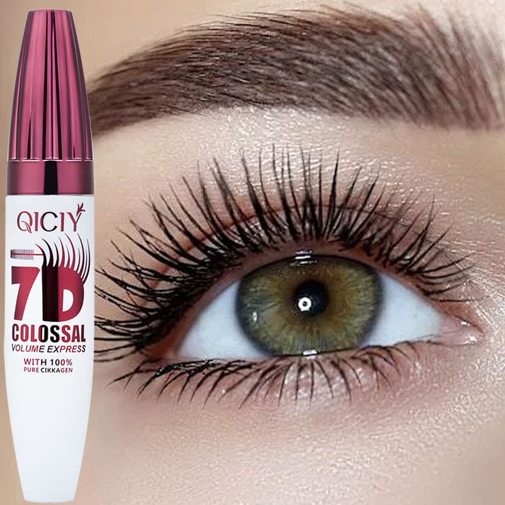 [English Cross-border Exclusive] QICIY-7D Mascara Waterproof Volumizing Curling Smudge-proof Black Mascara
