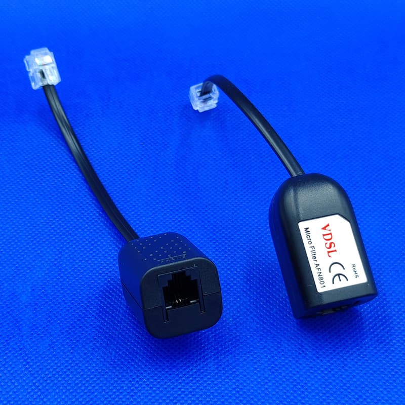 AFN801 VDSL Filter, Telephone Filter Head, VDSL xDSL Telephone Voice Filter, Black and White Available for Order