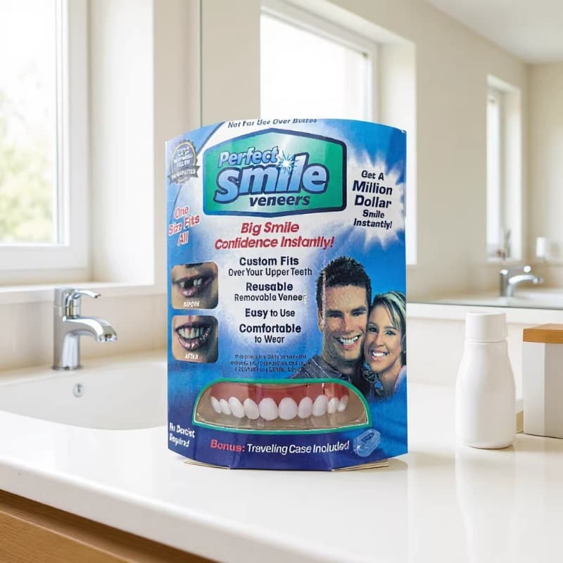 Cross-border Hot-selling Silicone Simulation Upper and Lower Denture Teeth Plastic Fake Teeth Smile Dental Brace Factory Sales