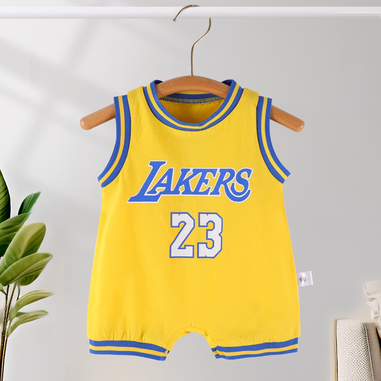 Baby Jersey Bodysuit for 100-Day Photos, Baby Romper Cotton Bodysuit, Baby Basketball Jersey Onesie