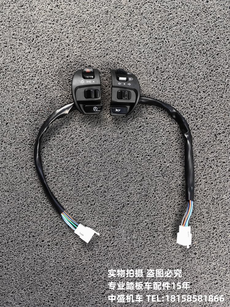 Electric Motorcycle Conversion Parts Fourth Generation Left and Right Combination Switch Assembly F1CNSY SYM Handlebar Switch