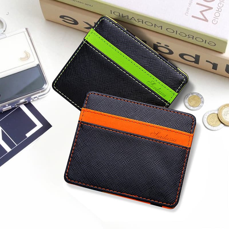 Korean version of the new magic wallet personalized creative wallet portable multi-functional card holder men's wallet flip coin purse