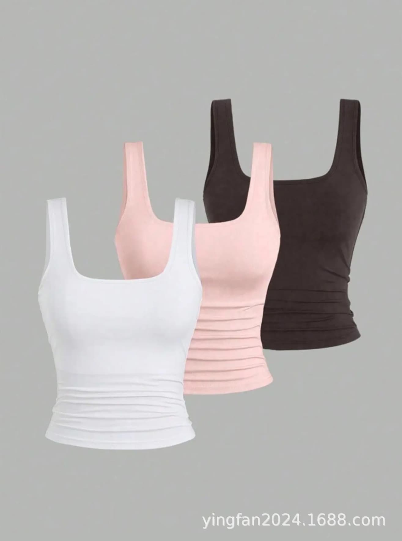 2025 New Cross-border Trade Amazon Plus Size Women's Clothing Amazon Byte Tiktok Leopard Print Camisole Top