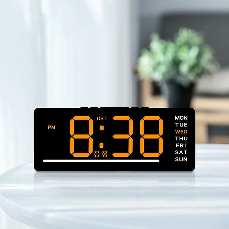 Cross-Border Digital Alarm Clock, Simple Electronic Clock, Multifunctional LED Clock, Bedroom Silent Clock 5511