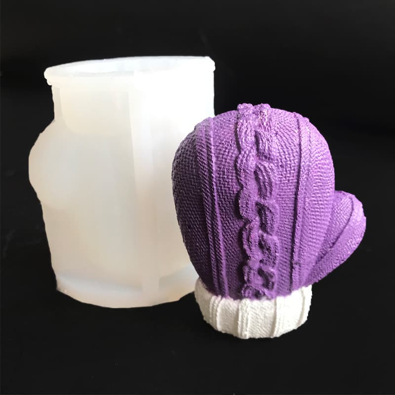 Yarn Glove Shaped Candle Silicone Mold, Epoxy Resin Decoration, Aromatherapy Ornament, Creative DIY Silicone Mold