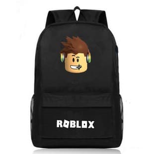 Cross-border Roblox Game Peripheral Starry Sky Unisex Backpack Laptop Bag High School Student Bag Lightning Pattern