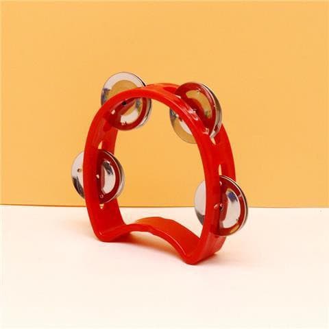 Orff Four-Ring Jingle Bell Auditory Training Hand Bell Blue Hand Shake Four-Ring Grip Bell Wrist Bell Musical Instrument