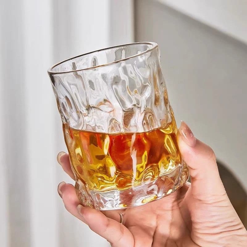 French-style whiskey high-value glacier glass cup, Ins thick red wine glass for home entertaining set