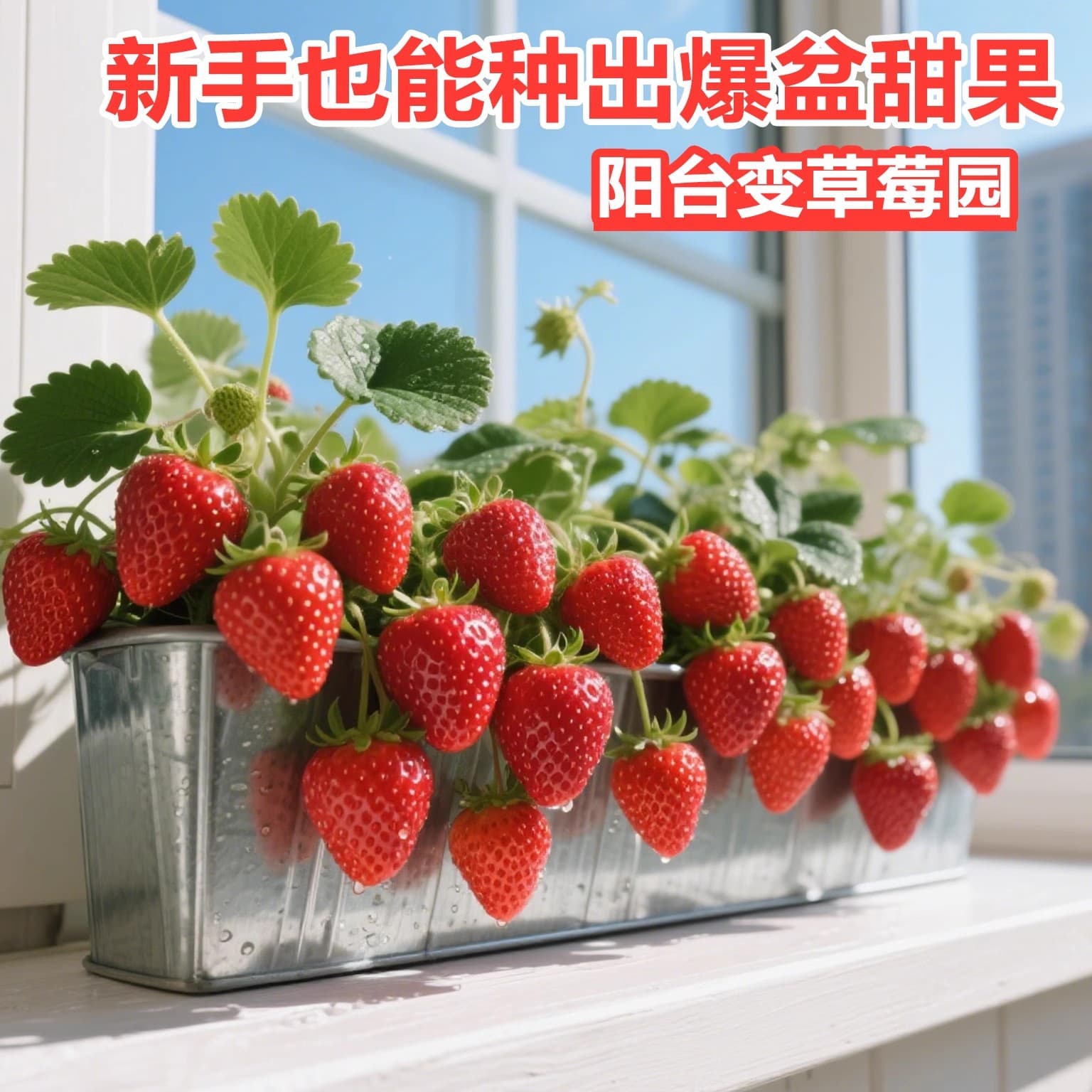 Four-season strawberry seedlings, Creamy Red strawberry vines, greenhouse cultivation, potted strawberries, bearing fruit in the same year, new seedlings with soil, fruit seedlings