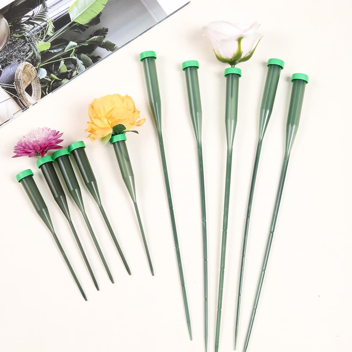 Extended pole orchid tube flower water preservation tube Phalaenopsis nutrition tube fresh flower cultivation flower packaging materials flower shop