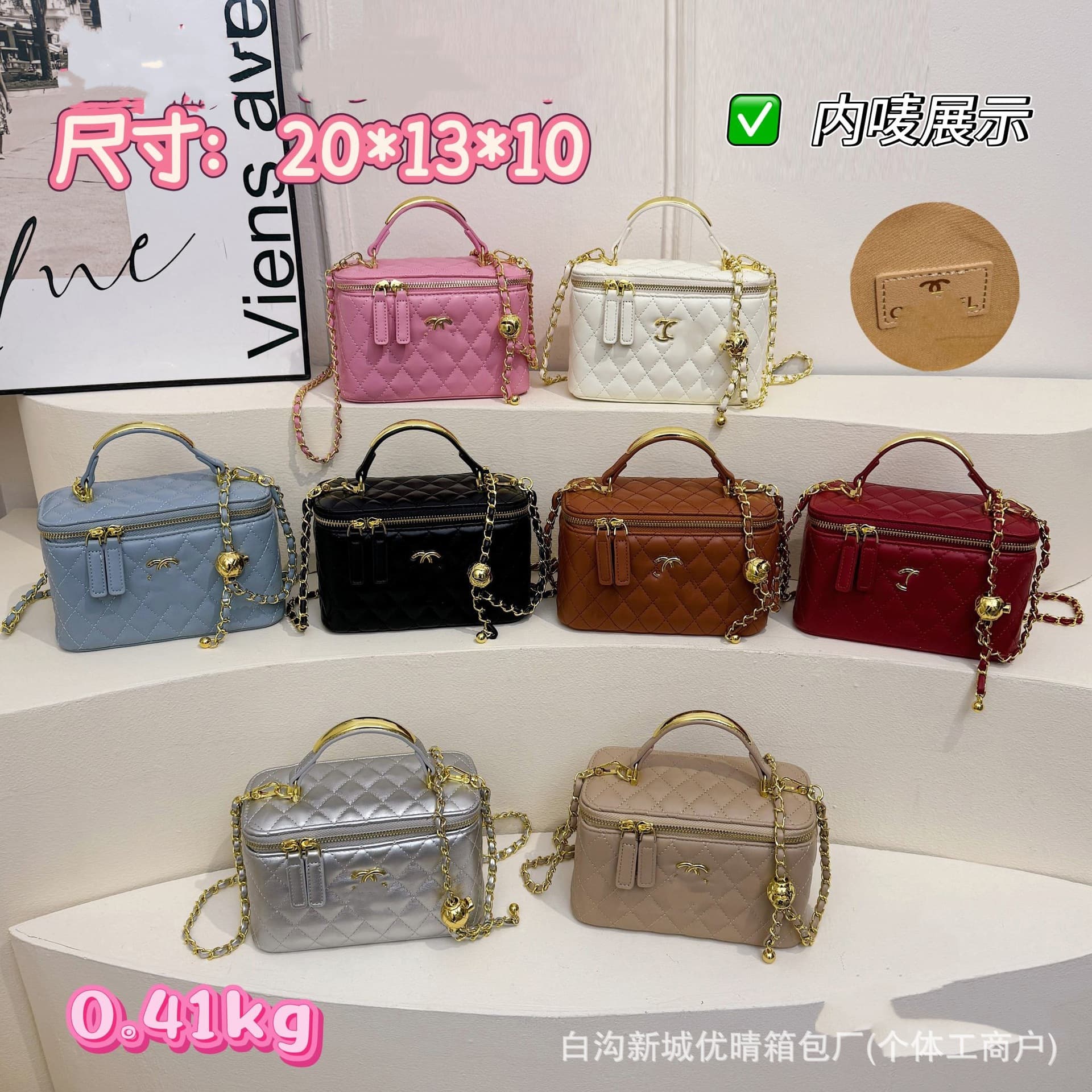 Chanel-Style Quilted Chain Handbag 2026 New Fashion Versatile Shoulder Bag for Women with a High-End Feel Crossbody Bag