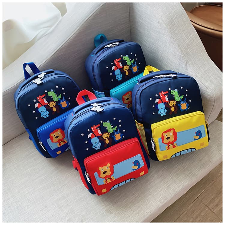 2023 Wholesale Kindergarten School Bags Children's Toys Cars Cross-Border Backpacks Manufacturers Direct Sales Kindergarten Backpacks Burden Reduction