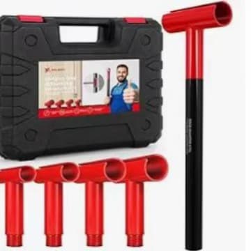 Factory 4-in-1 Multi-Function Hinge Adjustment Tool, Hinge Gap Adjuster, Screw Fixing Tool