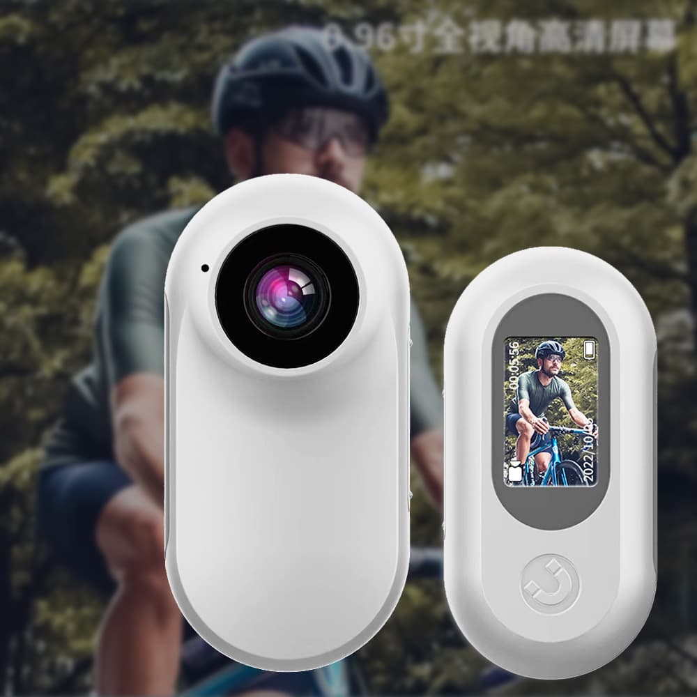 Thumb Action Camera GoPro Digital Camera HD Dash Cam 1080p with Screen Back Clip Magnetic Pet