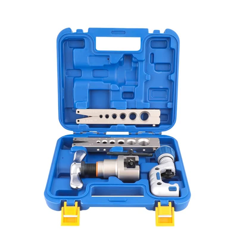 Feiyue Flaring Tool VFT-808-MIS Air Conditioner Copper Tube Flaring Tool 908 Metric and Imperial Integrated Copper Tube Reamer