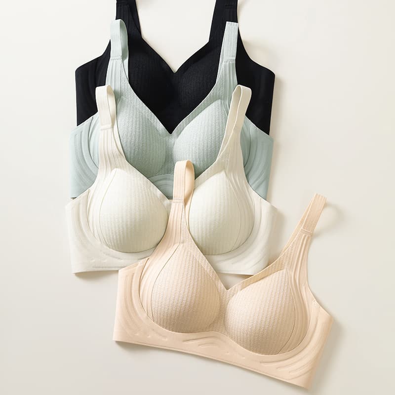 Original patented high-quality jelly antibacterial soft support seamless women's push-up wireless bra