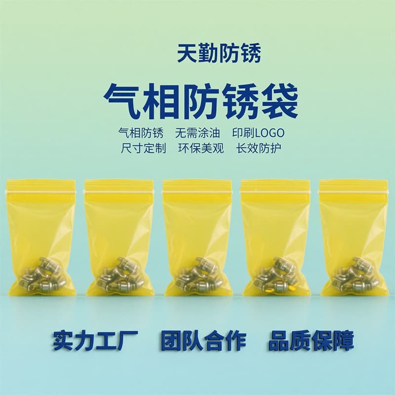 Tianqin produces self-sealing anti-rust bags, manufacturers wholesale large quantities, discounts, and various styles VCI vapor phase anti-rust bags