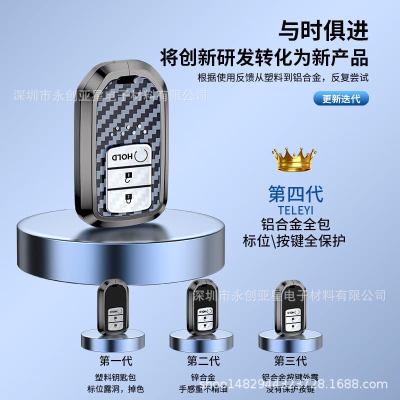 New Full-Coverage Fashion Key Case for Honda Key Fob